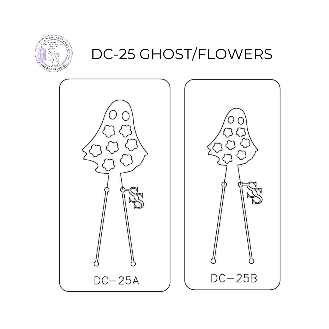PANCAKE DIE DC-25 GHOST/FLOWERS